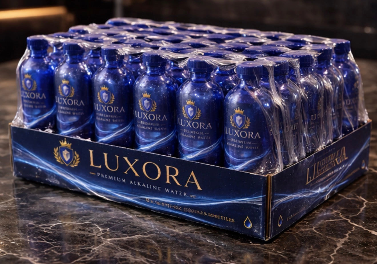 LUXORA® Premium Alkaline Water — 24 Pack